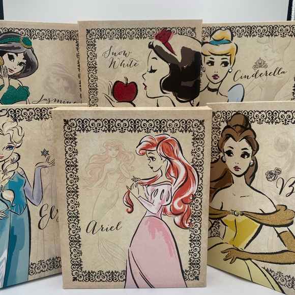 Disney Other - Disney Princess Canvas Prints- set of 6